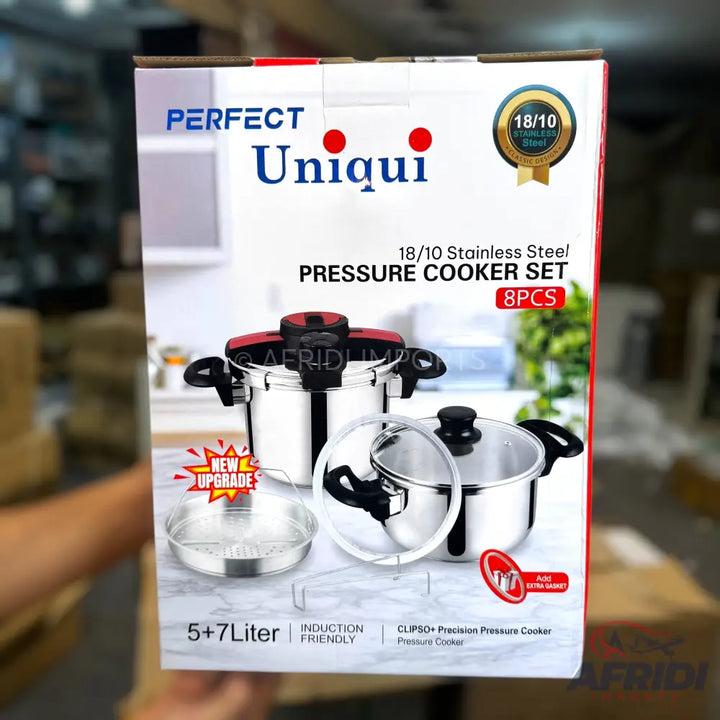 Uniqui 5 & 7L Pressure Cooker Set
