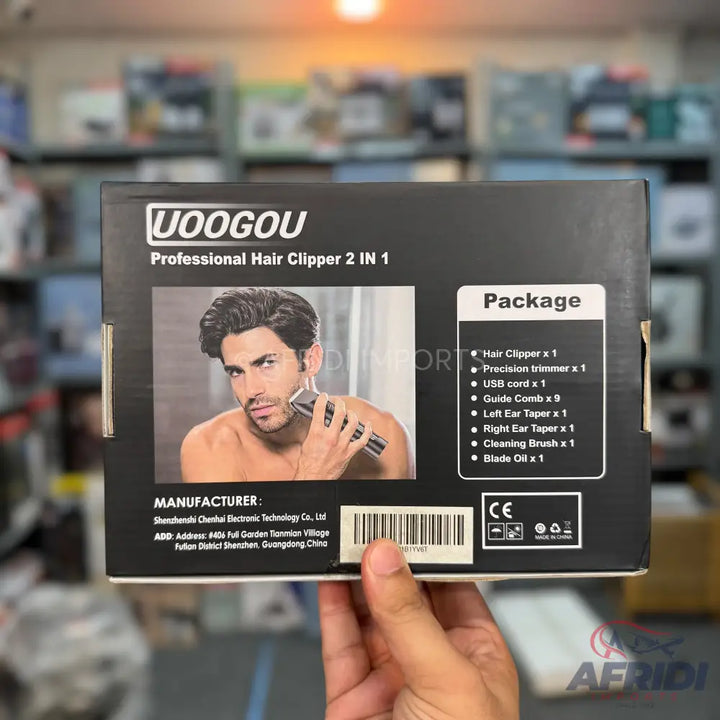 Uoogou 2 in 1 Professional Hair Clipper German Lot