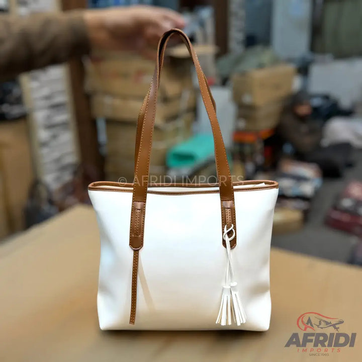 White Tote Bag