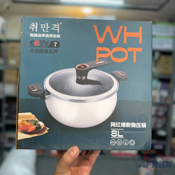 WhPot 8L Cooking Pot Lot Imported