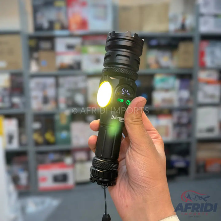 Yemao 1KM USB Rechargeable Flashlight Lot Imported