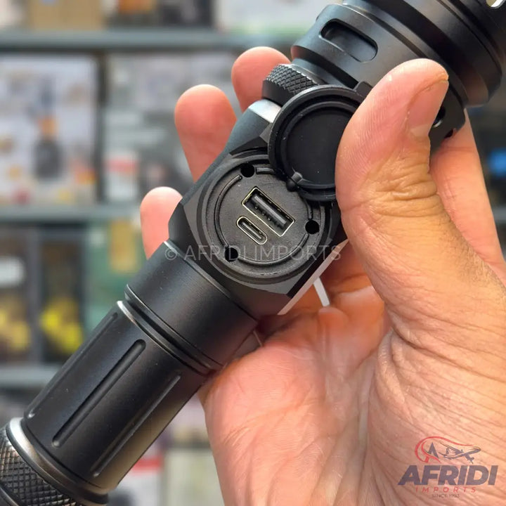Yemao 1KM USB Rechargeable Flashlight Lot Imported