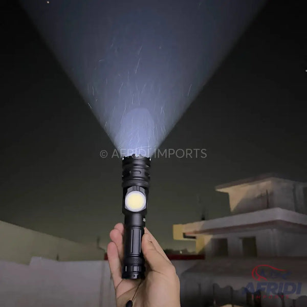 Yemao 1KM USB Rechargeable Flashlight Lot Imported