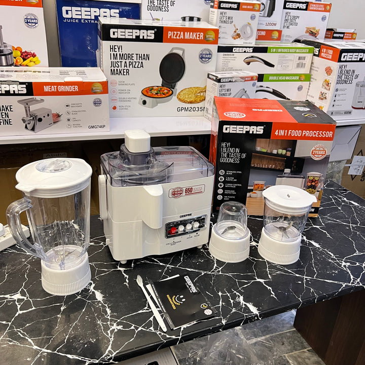 Geepas 4in1 Food Processor GSb6147N Afridi Imports