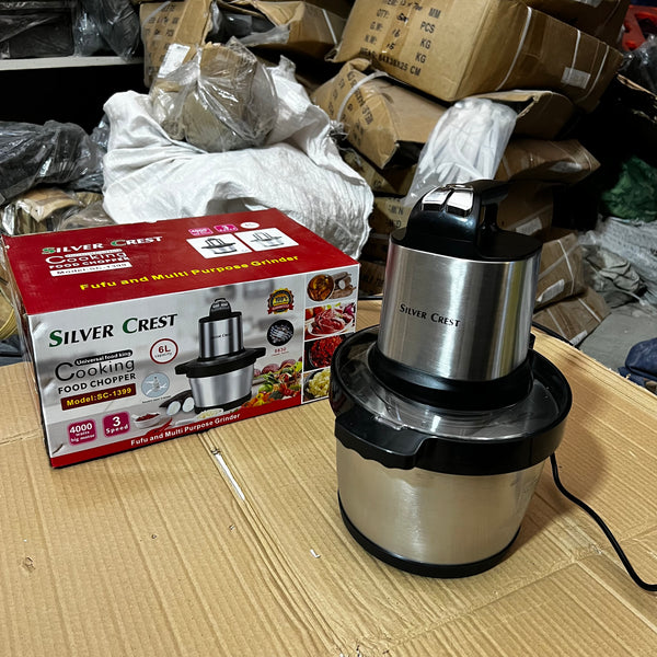 German Lot Imported Silver Crest 6L Food Chopper