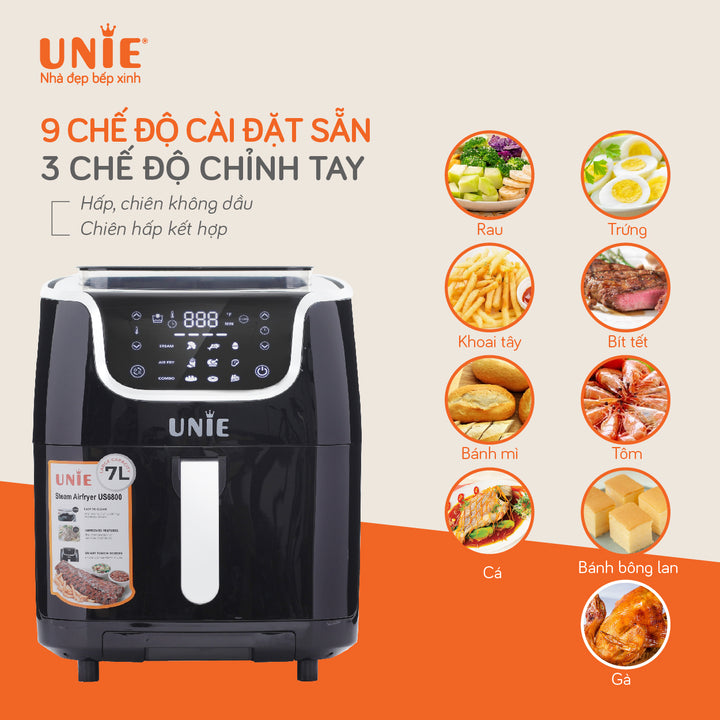 UNIE 7L Air Fryer & Steamer Limited Stock Afridi Imports